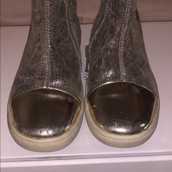 👢 Naturino metallic zip kids ankle boot - Picture 3 of 9